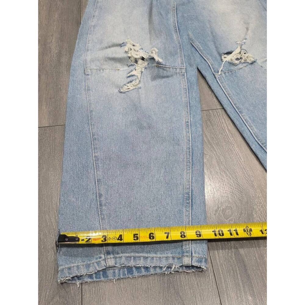 Urban Outfitters BDG Y2K Preppy High-Waisted Baggy Jeans Medium Wash 26 A004291 - Picture 5 of 13